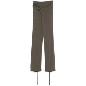 OTTOLINGER Wrap Front Wide Leg Pants Women GREEN